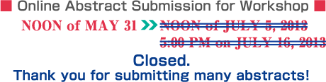 Closed. Thank you for submitting many abstracts !